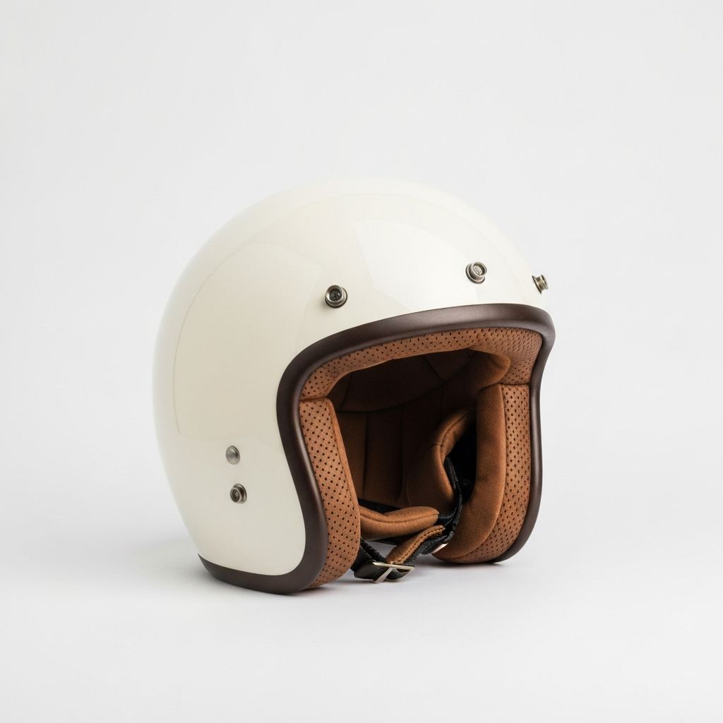 Capacete Retrô Vintage